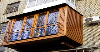 Внешняя отделка балкона Алексеевка цена от 1055 руб. м/2.
